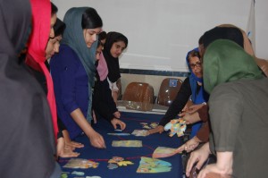 Learning about Plot in Story Elements workshop - Read with Me in Evaz, Fars - Sep 2014