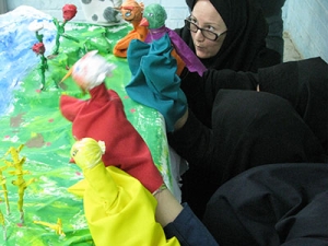 Scene from a Story made by Tutors in RWM Workshop - Read with Me in South Khorasan - Dec 2015