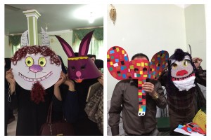 Teachers and tutors in Related Art Activities workshop - Read with Me in South Khorasan - December 2015
