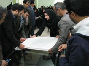 Teachers and tutors in Related Art Activities workshop - Read with Me in South Khorasan - December 2015