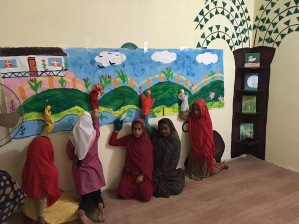 Book-related activities in salakh library