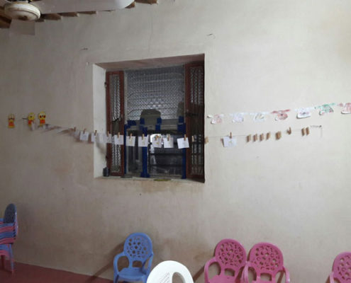 Library space before renovation