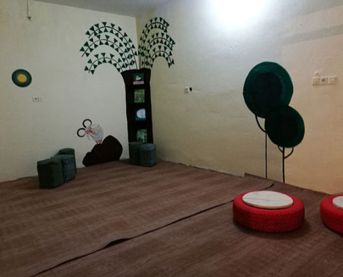 Reading room designed for adolescents