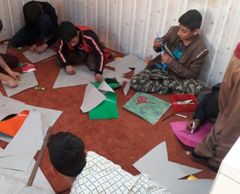 بلندخوانی کتاب شهر گربه‌ها، چتر، هیچ هیچ هیچانه، سرپل ذهاب، آذر ۹۶