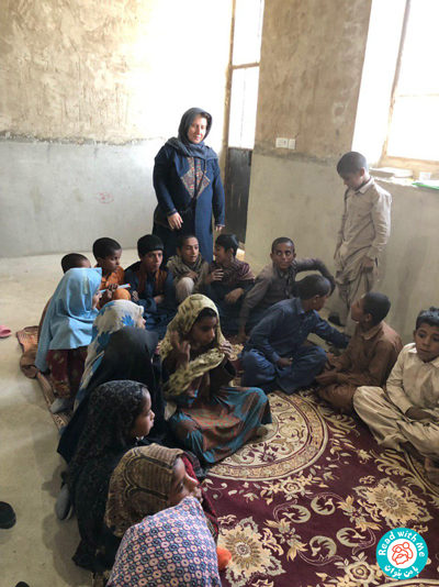 Pictures of the classroom before it was reconstructed