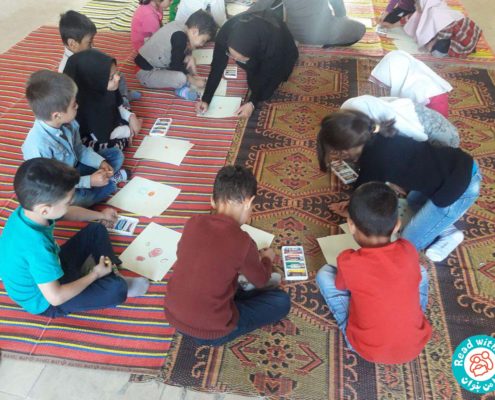 بلندخوانی کتاب نقطه، محمودآباد، مهر 96