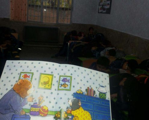 بلندخوانی کتاب موشی و دلتنگی، کرمانشاه، آبان 96