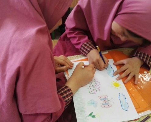 بلندخوانی کتاب بهار کی می‌آید، محمودآباد، اسفند 96