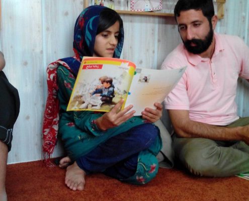 بلندخوانی کتاب زمانه صلح، سرپل ذهاب، خرداد 97