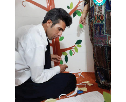 آماده سازی کتابخانه ثلاث در شهرستان پاوه، ثلاث باباجانی، تیر 97