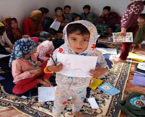 بلندخوانی کتاب خرگوشی که نمی‌خواست بخوابد، سرپل ذهاب، بهمن96