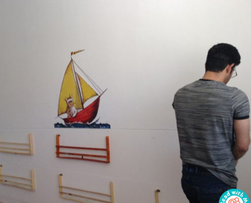Installing Book Shelves