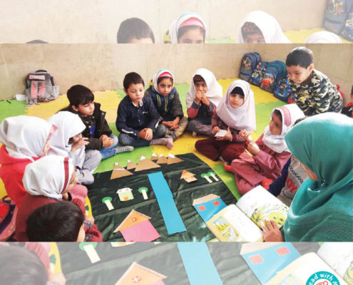 آموزش خلاق کودک‌محور با لوازم و امکانات اندک
